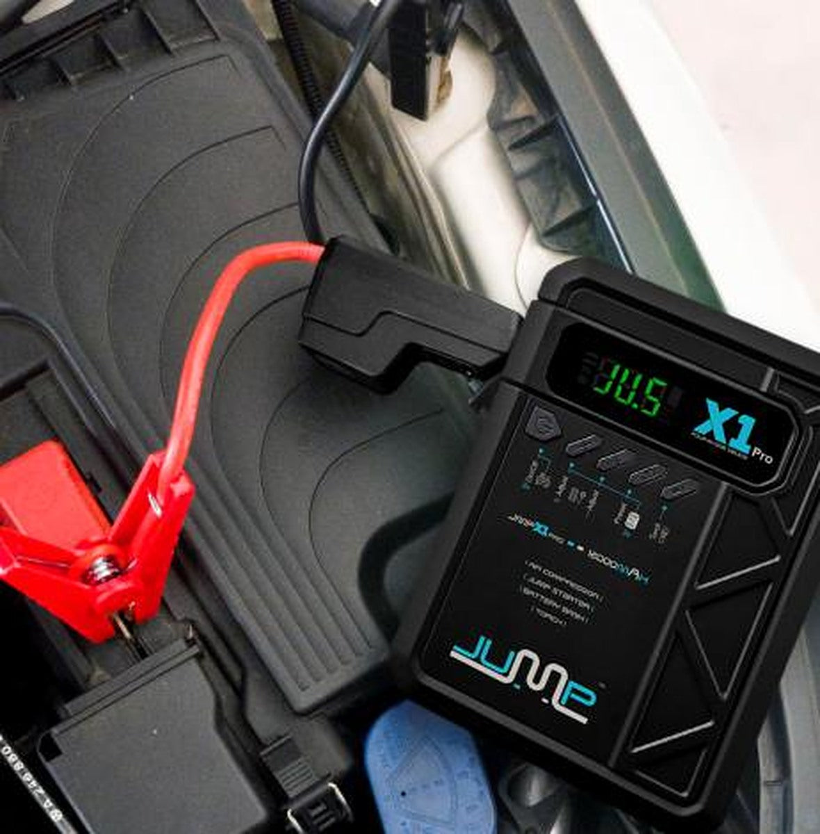 Start a flat vehicle battery.